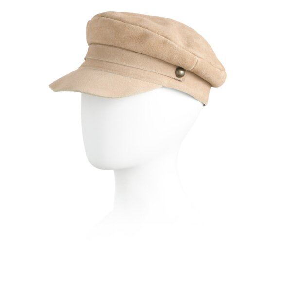 LACK OF COLOR Taupe Suede Lola Cap - Picture 1 of 2